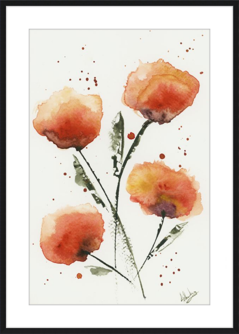 Poppies Aflame