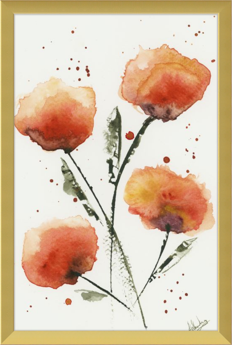 Poppies Aflame