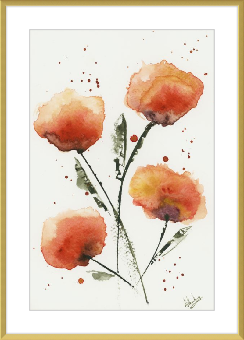 Poppies Aflame