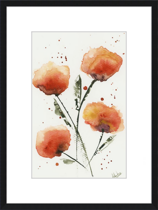 Poppies Aflame
