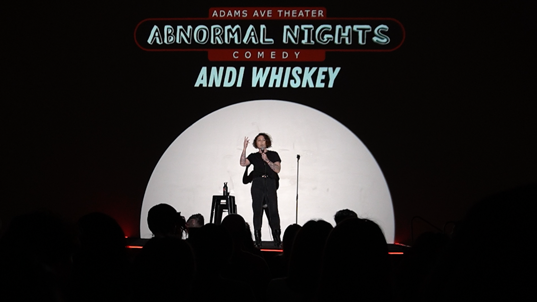 Load video: Andi Whiskey Does Stand-Up Comedy