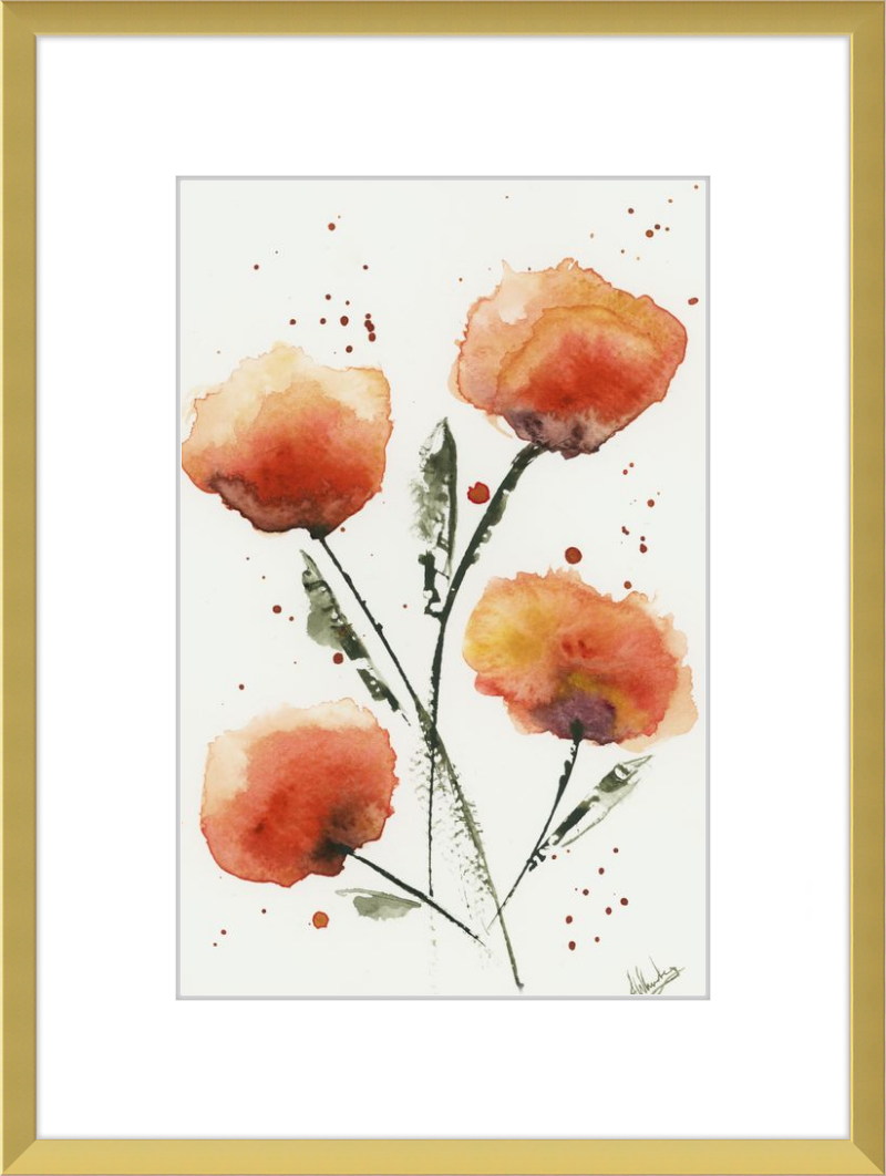 Poppies Aflame